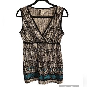 Max Studio Faux Wrap Top Sz S